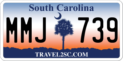 SC license plate MMJ739
