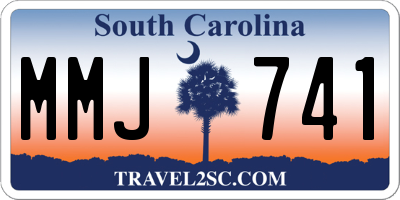 SC license plate MMJ741