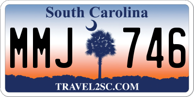 SC license plate MMJ746