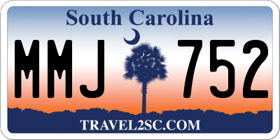 SC license plate MMJ752