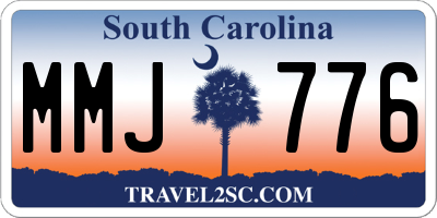 SC license plate MMJ776