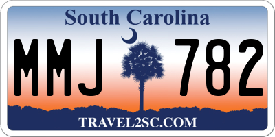SC license plate MMJ782