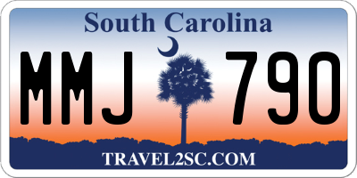 SC license plate MMJ790