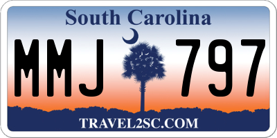 SC license plate MMJ797