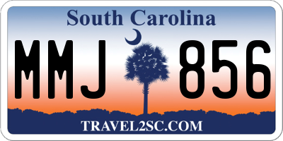SC license plate MMJ856