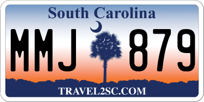 SC license plate MMJ879