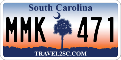 SC license plate MMK471