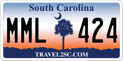 SC license plate MML424