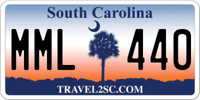 SC license plate MML440