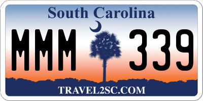 SC license plate MMM339