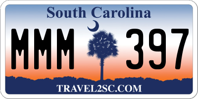 SC license plate MMM397