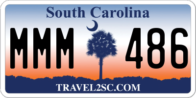 SC license plate MMM486