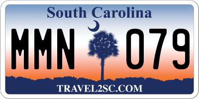 SC license plate MMN079