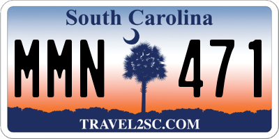 SC license plate MMN471