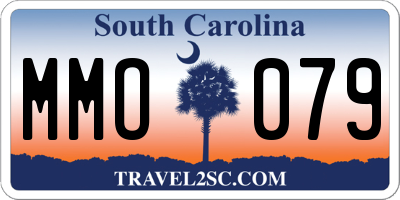 SC license plate MMO079