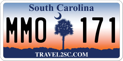 SC license plate MMO171