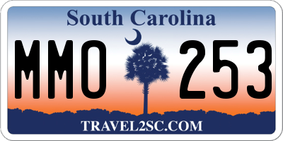 SC license plate MMO253
