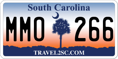 SC license plate MMO266