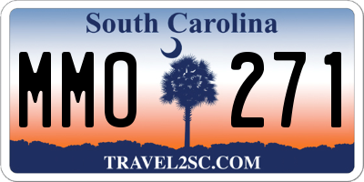SC license plate MMO271