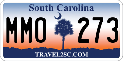 SC license plate MMO273