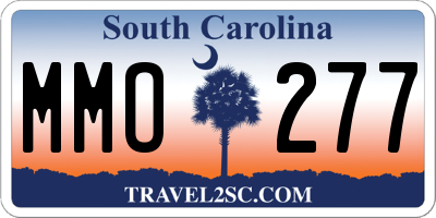 SC license plate MMO277