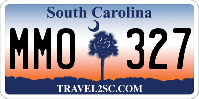 SC license plate MMO327