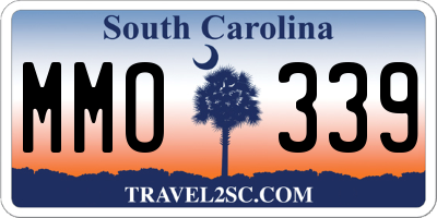 SC license plate MMO339