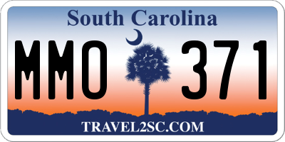 SC license plate MMO371