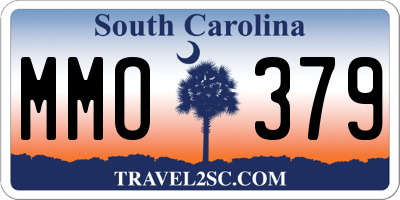 SC license plate MMO379