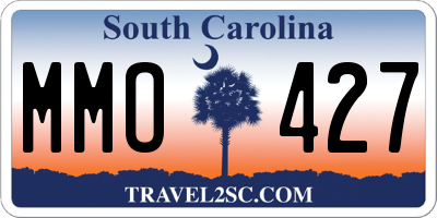 SC license plate MMO427