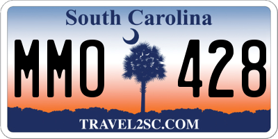 SC license plate MMO428