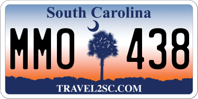 SC license plate MMO438