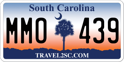 SC license plate MMO439