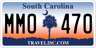 SC license plate MMO470