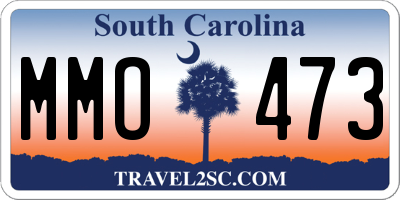 SC license plate MMO473