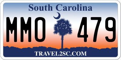 SC license plate MMO479