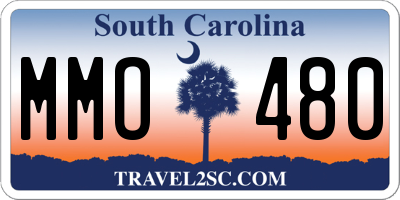 SC license plate MMO480