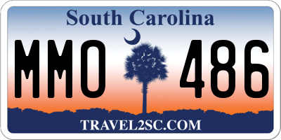 SC license plate MMO486