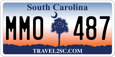 SC license plate MMO487