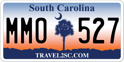 SC license plate MMO527