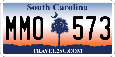 SC license plate MMO573