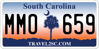 SC license plate MMO659