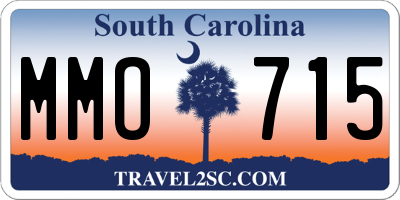 SC license plate MMO715