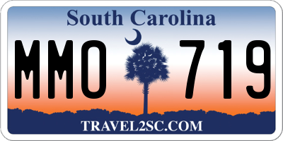 SC license plate MMO719