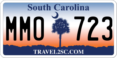 SC license plate MMO723