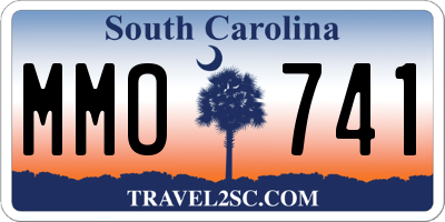 SC license plate MMO741