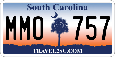 SC license plate MMO757