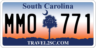 SC license plate MMO771