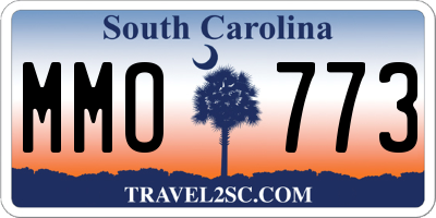 SC license plate MMO773