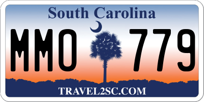 SC license plate MMO779